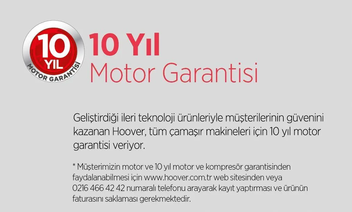 Hoover DXA 310AHS/1 A+++ 10 Kg 1300 Devir Çamaşır Makinesi