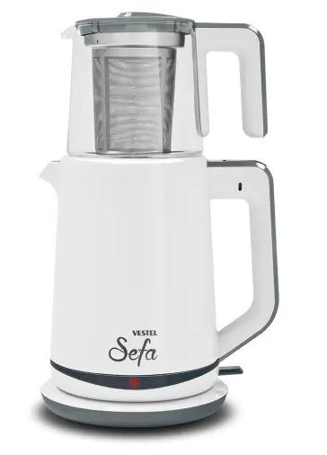 Vestel Sefa Cam Beyaz Çay Makinesi