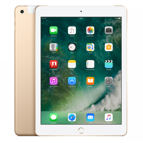 Apple iPad 5. Nesil 128GB Wi-Fi + Cellular 9.7″ Gold MPG52TU/A Tablet 