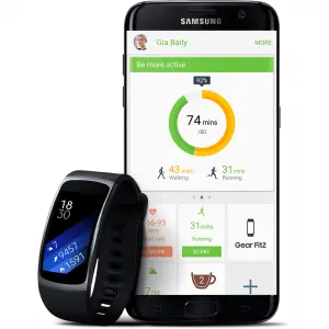 Samsung Galaxy Gear Fit2 SM-R360 Small Siyah
