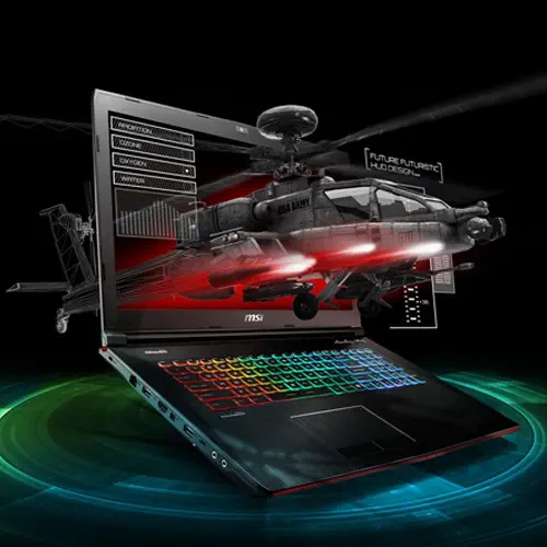 MSI GE62 7RD(Apache)-1406XTR Gaming Notebook