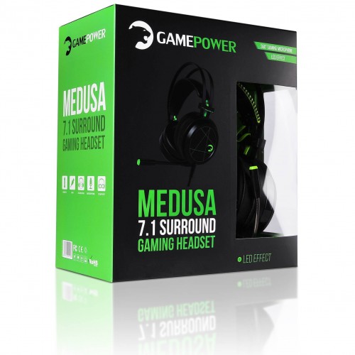 Gamepower Medusa rainbow 7.1 Surround Gaming Kulaklık