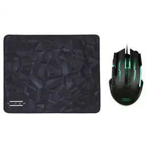 Hiper Black Widow X20 Gaming Mouse Mouse Pad Set