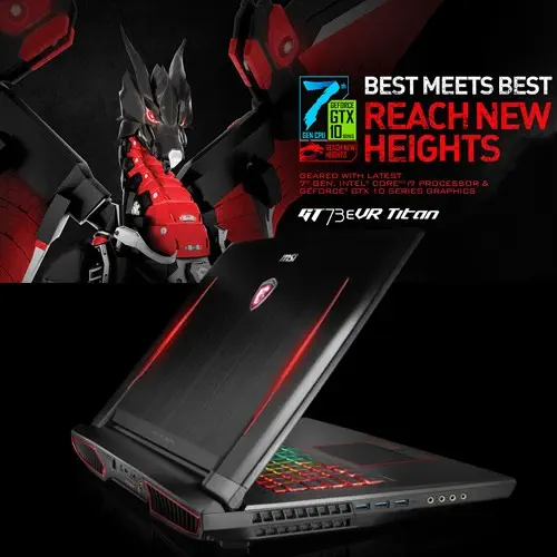 MSI GT73EVR 7RE(Titan)-831XTR Gaming Notebook