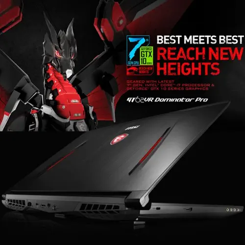 MSI GT62VR 7RE(Dominator Pro)-284XTR Gaming Notebook