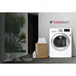 LG F2K2CHK2T 1100 Devir A+++ 17 Kg Yıkama 10 Kg Kurutma Çamaşır Makinesi