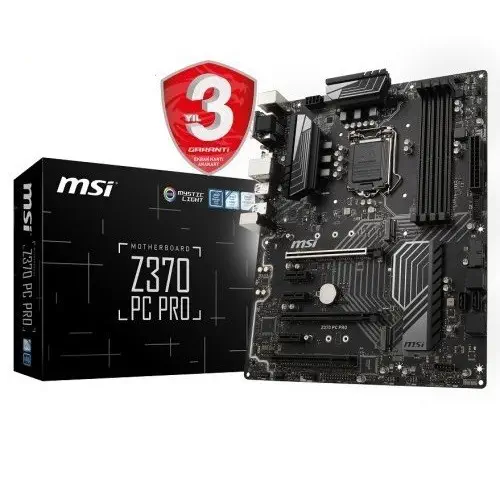 MSI Z370 PC PRO Gaming Anakart 