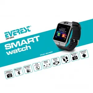 Everest Ever Watch EW-504 Bluetooth Smart Watch Gümüş Akıllı Saat