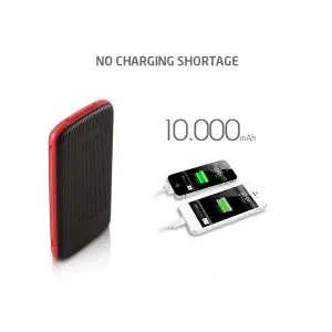 S-link IP-1012 10000mAh  Siyah/Kırmızı