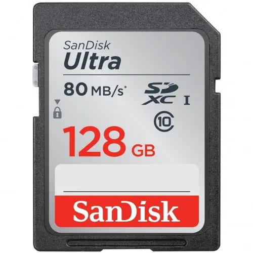 SanDisk 128GB Ultra SDXC UHS-I SDSDUNC-128G-GN6IN SD Kart
