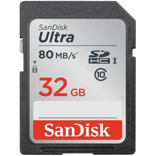 SanDisk 32GB Ultra SDHC UHS-I SDSDUNC-032G-GN6IN SD Kart