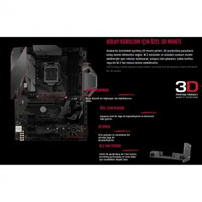 Asus Rog Strix Z370-E Gaming ATX Gaming (Oyuncu) Anakart