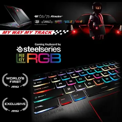 MSI GE73VR 7RF(Raider)-270XTR Gaming Notebook