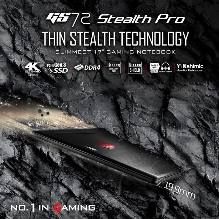 MSI GS72 6QE(Stealth Pro 4K)-099TR 