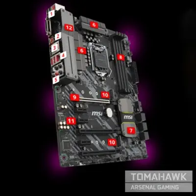 MSI Z370 Tomahawk Gaming Anakart