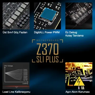 MSI Z370 SLI Plus Gaming Anakart