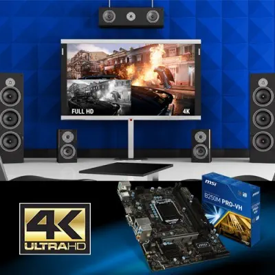 MSI B250M PRO-VH Micro-ATX Gaming (Oyuncu) Anakart