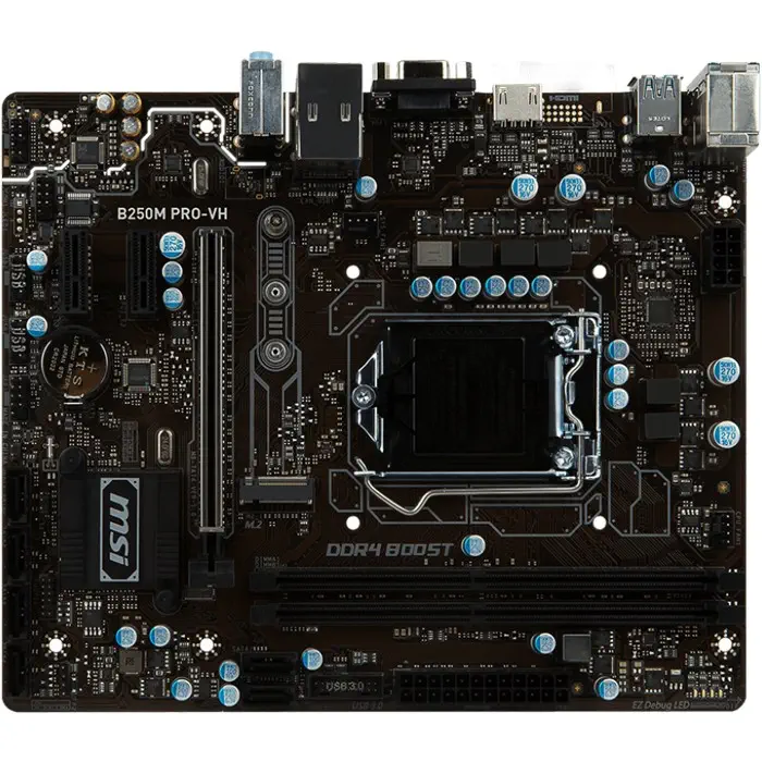 MSI B250M PRO-VH Micro-ATX Gaming (Oyuncu) Anakart