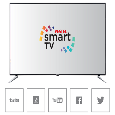 Vestel 50FD7300 50″ 127 Ekran Uydu Alıcılı Smart Full HD Led Tv