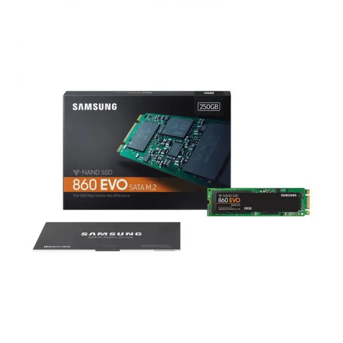 Samsung 860 Evo 250GB 550MB/520MB/s M.2 SSD Disk - MZ-N6E250BW