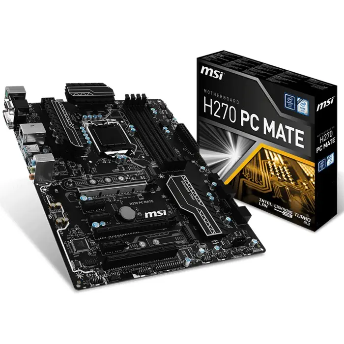 Msi H270 Pc Mate ATX Gaming (Oyuncu) Anakart