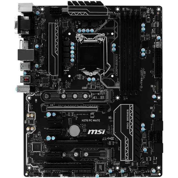 Msi H270 Pc Mate ATX Gaming (Oyuncu) Anakart