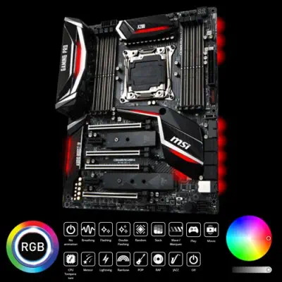 Msi X299 GAMING PRO CARBON AC ATX Gaming (Oyuncu) Anakart