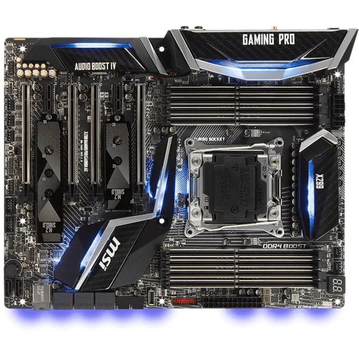 Msi X299 GAMING PRO CARBON AC ATX Gaming (Oyuncu) Anakart