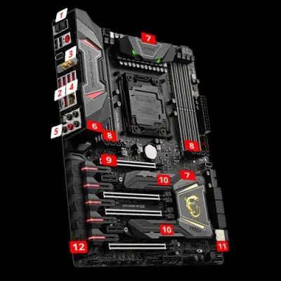 MSI X299 Gaming M7 ACK Gaming Anakart