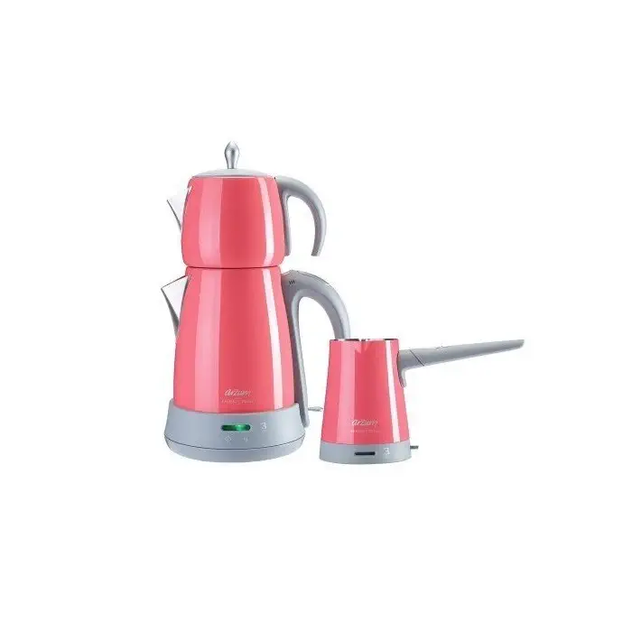 Arzum AR3029 Ehlikeyif Delux Çay ve Kahve Makinesi Seti Mercan