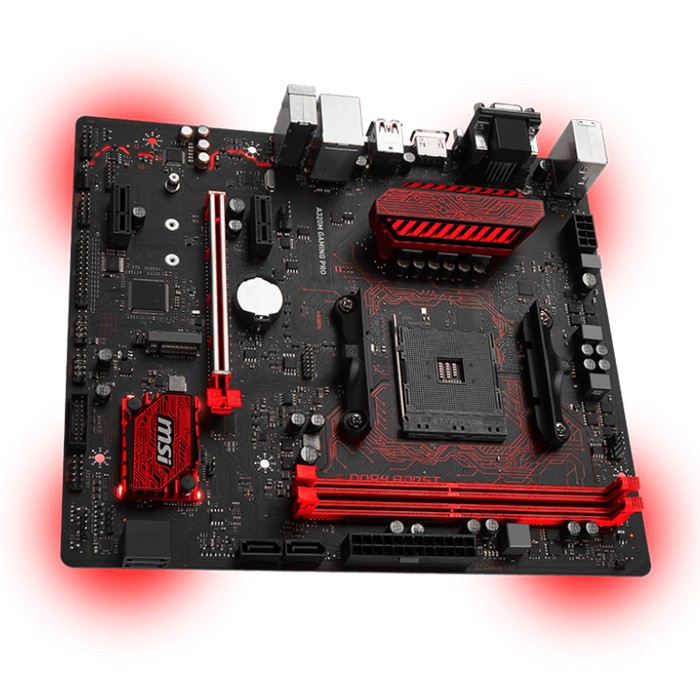 MSI A320M GAMING PRO AMD A320 Soket AM4 DDR4 mATX