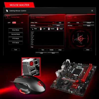 Msi B250M GAMING PRO m-ATX Gaming (Oyuncu) Anakart