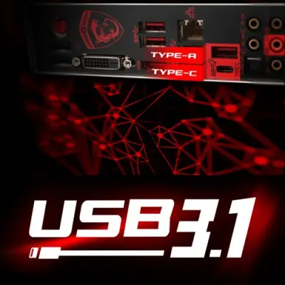 Msi  X370 GAMING PRO CARBON  ATX Gaming (Oyuncu) Anakart