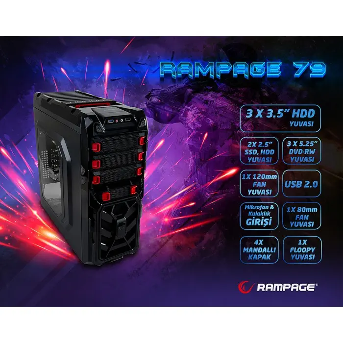 Everest Rampage 79  Gaming Kasa