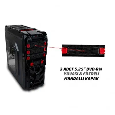 Everest Rampage 79 Gaming Kasa