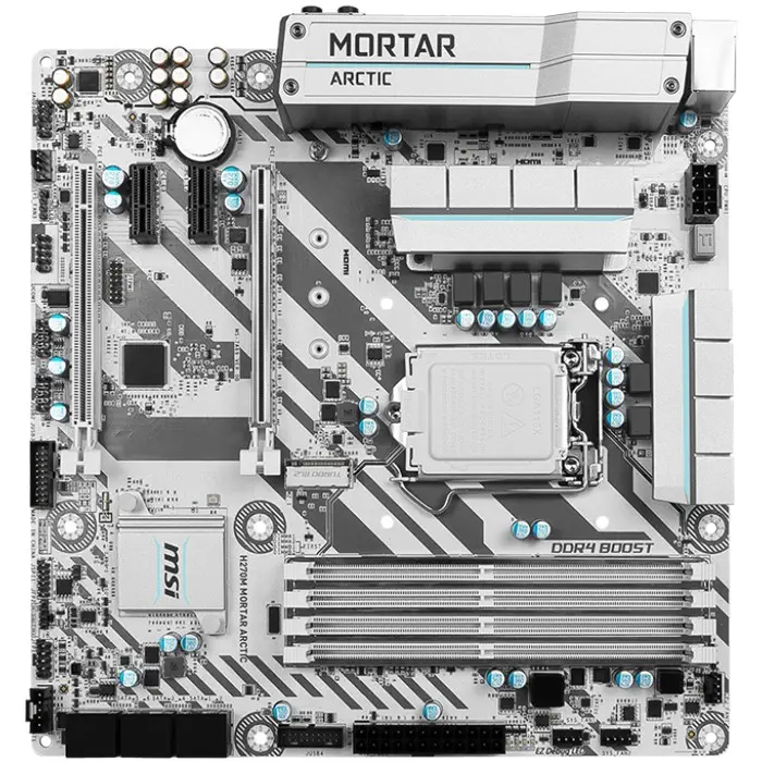 MSI H270M Mortar Arctic Micro-ATX Gaming(Oyuncu) Anakart