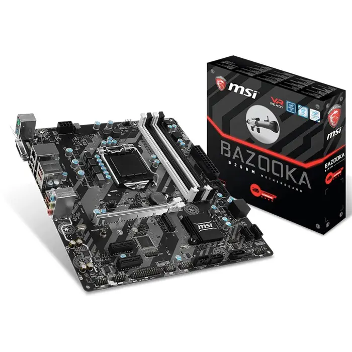 Msi B250M Bazooka mATX Gaming (Oyuncu) Anakart