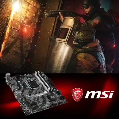 Msi B250M Bazooka mATX Gaming (Oyuncu) Anakart