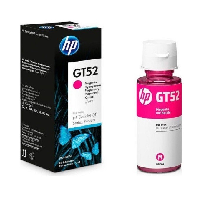 HP M0H55AE GT52 Kırmızı Şişe Mürekkep Kartuşu  GT5810-GT5820