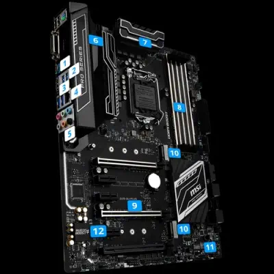 Msi Z270 SLI Plus ATX Gaming (Oyuncu) Anakart