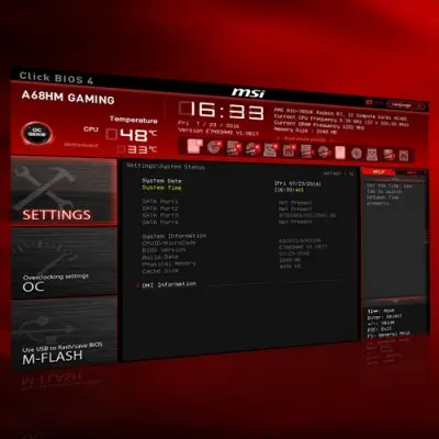 Msi A68HM GAMING mATX Gaming (Oyuncu) Anakart