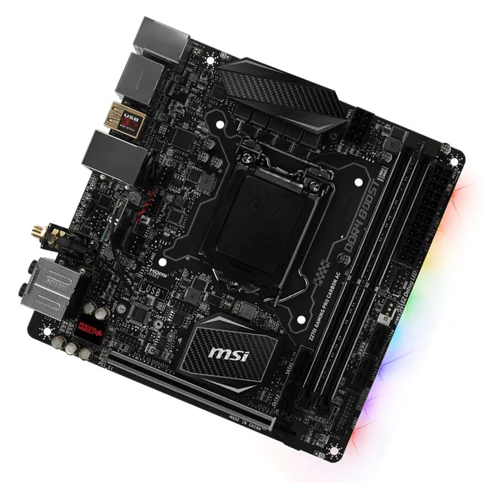 Msi Z270I Gaming Pro Carbon Ac Gaming Anakart