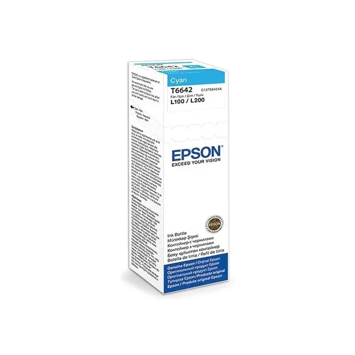 Epson C13T66424A 70mL L100-L200 Mavi Kartuş