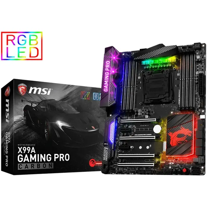MSI X99A GAMING PRO CARBON Gaming Anakart
