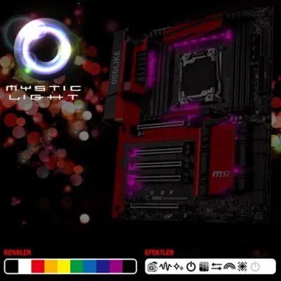 MSI X99A GODLIKE GAMING Gaming Anakart