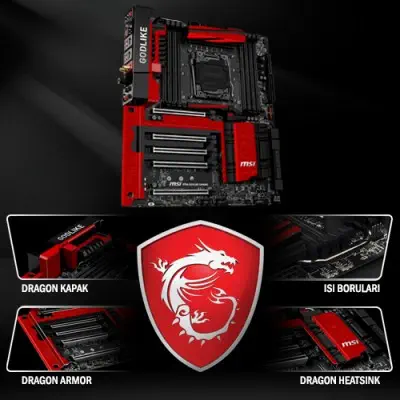 MSI X99A GODLIKE GAMING Gaming Anakart