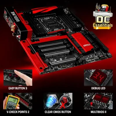 MSI X99A GODLIKE GAMING Gaming Anakart