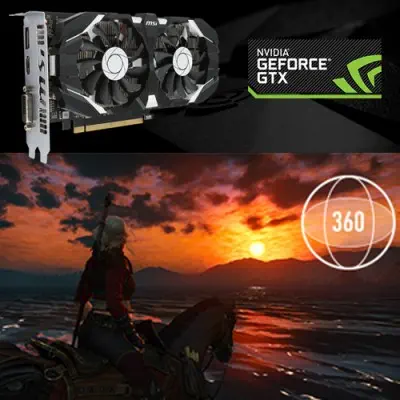 MSI Geforce GTX 1050 2GT OCV1 Ekran Kartı