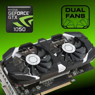 MSI Geforce GTX 1050 2GT OCV1 Ekran Kartı