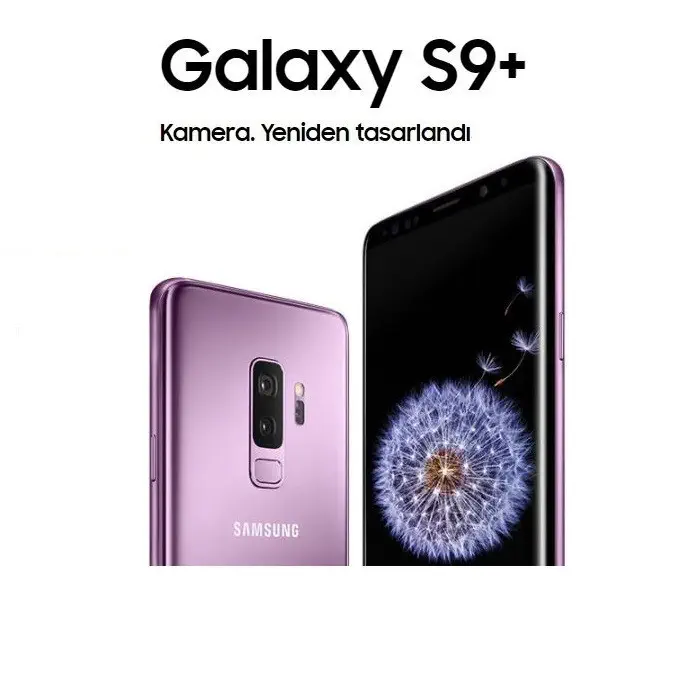 Samsung Galaxy S9 Plus SM-G965F 64 GB Mor Cep Telefonu Distribütör Garantili